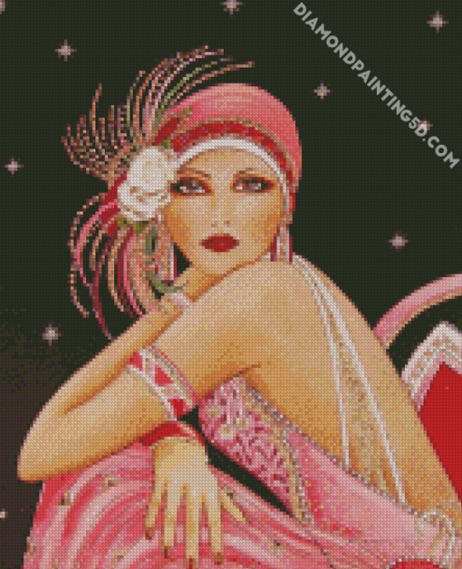 Deco Lady Diamond Paintings