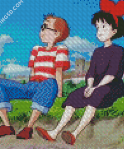 Kiki Delivery Service Anime Diamond Paintings