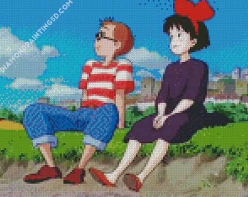 Kiki Delivery Service Anime Diamond Paintings