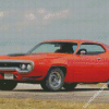 Red 1971 Roadrunner Diamond Paintings