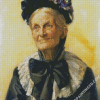 Vintage Old Lady Diamond Paintings