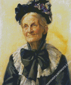 Vintage Old Lady Diamond Paintings