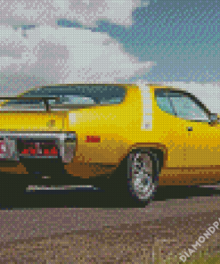 Yellow 1971 Roadrunner Diamond Paintings