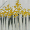 Abstract Gold Flowers Diamond Paintings