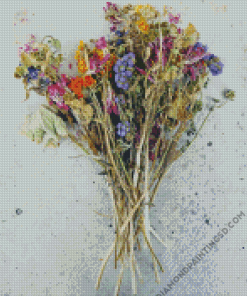 Dried Flowers Bouquet Diamond Paintings