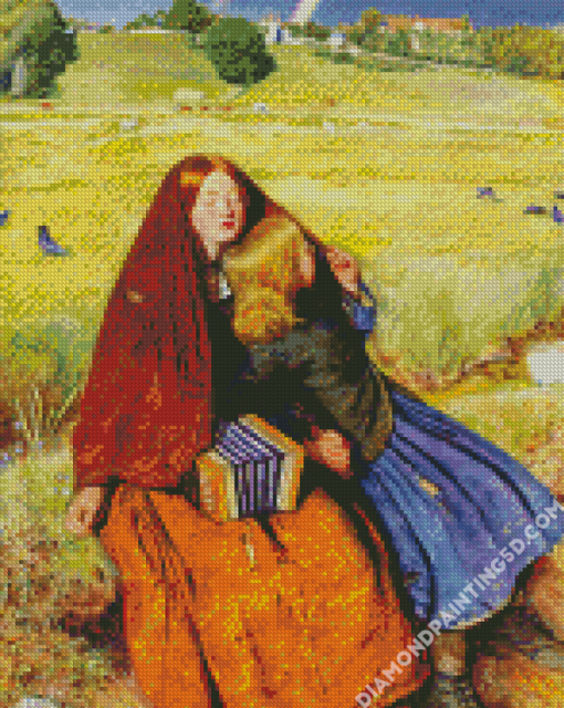 John Everett Millais The Blind Girl Diamond Paintings