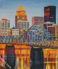 Kentucky Louisville City Diamond Paintings