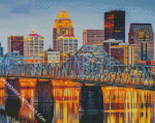 Kentucky Louisville City Diamond Paintings