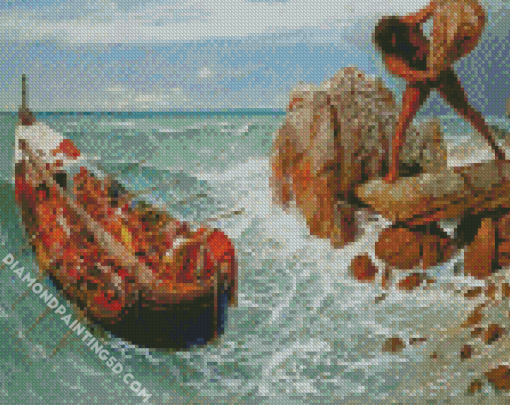 Odysseus And Polyphemus Diamond Paintings