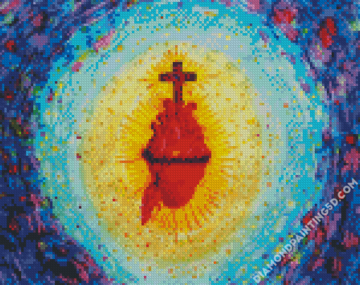 Sacred Heart Diamond Paintings