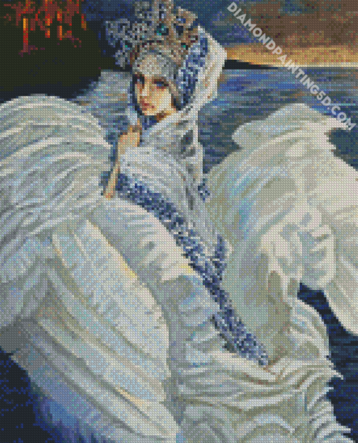 The Swan Princess Vrubel Art Diamond Paintings