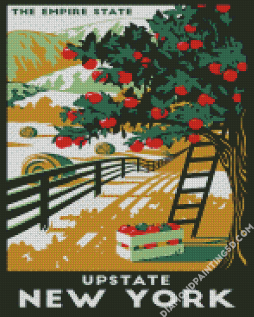 Upstate New York Poster Diamond Paintings