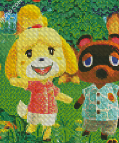 Video Game Animal Crossing Diamond Paintings