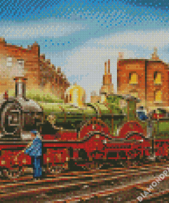 Vintage Gwr Train Diamond Paintings