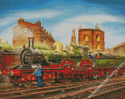 Vintage Gwr Train Diamond Paintings