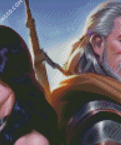 Yennefer And Geralt Art Diamond Paintings