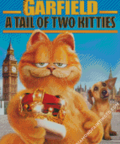 A Tail Of Two Kitties Poster Diamond Paintings