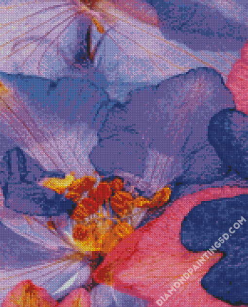 Abstract Flowers Diamond Paintings