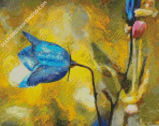 Abstract Flowers Art Diamond Paintings