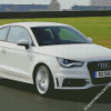 Audi A1 White Car Diamond Paintings