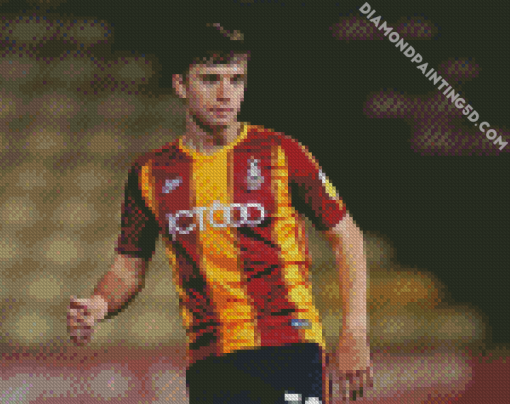 Bradford City Footballer Diamond Paintings