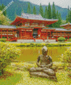 Byodo In Temple Hawaii Diamond Paintings