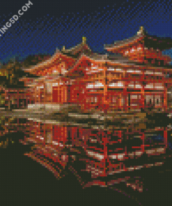 Byodo Temple Reflection Diamond Paintings