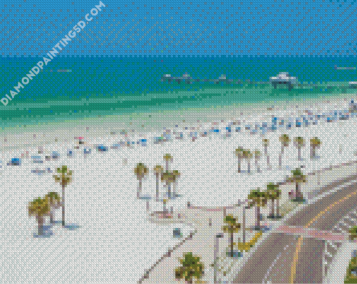 Clearwater City Beach Florida Diamond Paintings