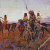 Cowboys And Indians Art Diamond Paintings