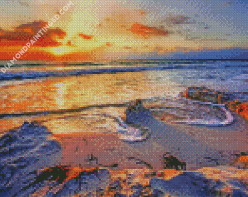 Galveston Texas Seascape Diamond Paintings