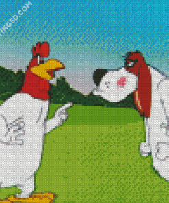 Leghorn Foghorn And Dog Diamond Paintings