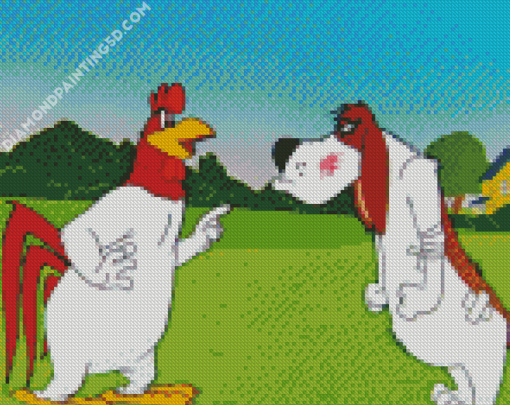 Leghorn Foghorn And Dog Diamond Paintings