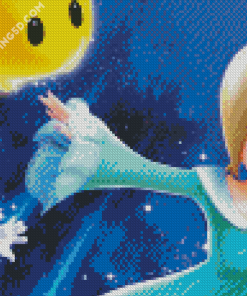 Mario Galaxy Rosalina Diamond Paintings