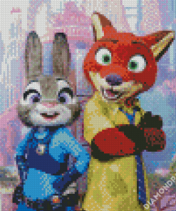 Nick Wilde Judy Hopps Diamond Paintings