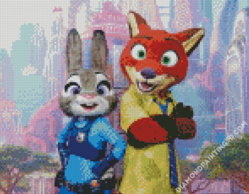 Nick Wilde Judy Hopps Diamond Paintings