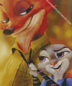 Nick Wilde Judy Art Diamond Paintings