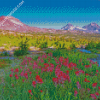 Oregon Mountains Landscape Diamond Paintings