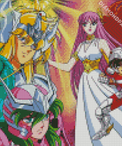 Saint Seiya Characters Diamond Paintings