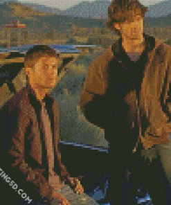 Sam And Dean Winchester Characters Diamond Paintings