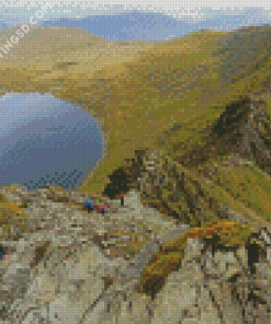 Striding Edge Mountains Diamond Paintings