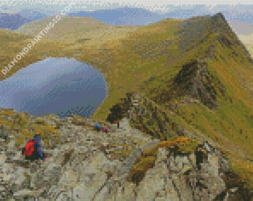 Striding Edge Mountains Diamond Paintings