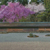 Zen Garden Pink Tree Diamond Paintings