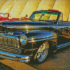 Black Old Mercury Convertible Diamond Paintings