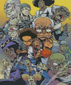 Boondocks Anime Diamond Paintings