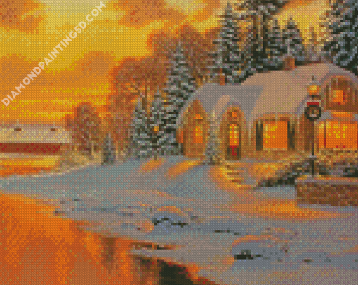 Christmas Painter Of Light Thomas Diamond Paintings