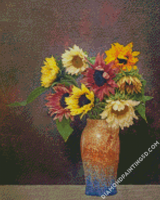 Colorful Sunflowers Diamond Paintings