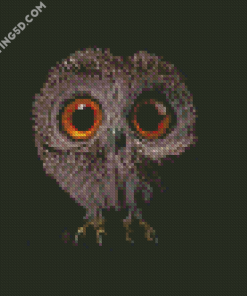 Cute Baby Owl Diamond Paintings