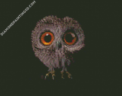 Cute Baby Owl Diamond Paintings