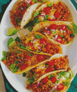 Gound Turkey Tacos Diamond Paintings