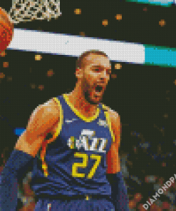 Rudy Gobert Basketballer Diamond Paintings